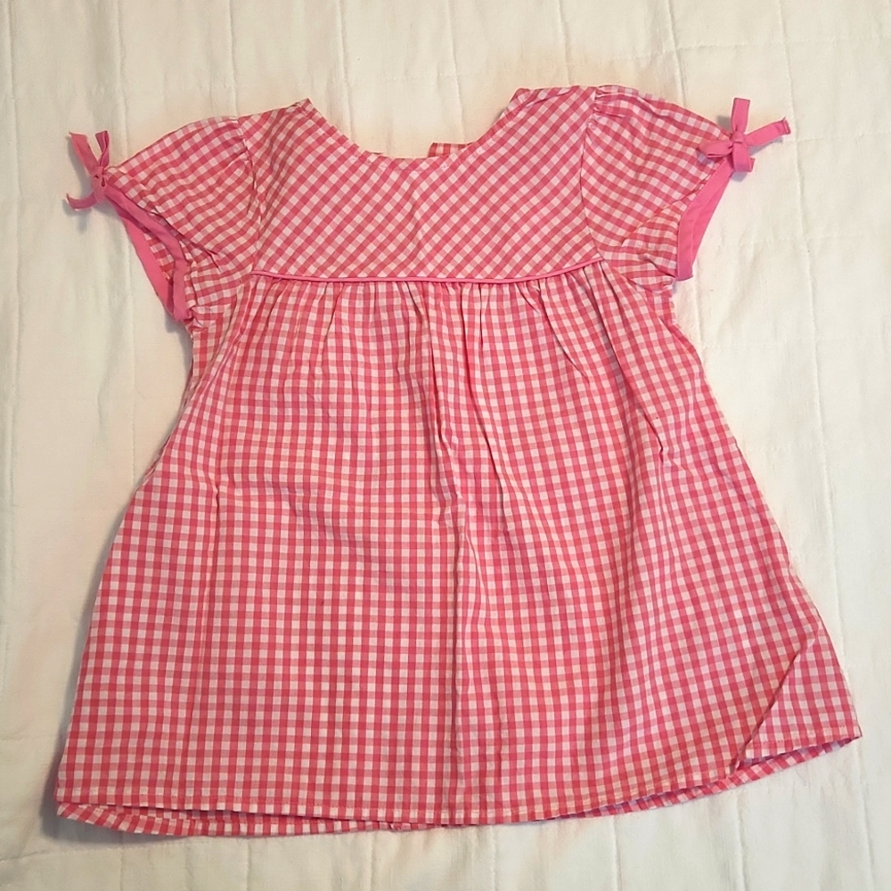 Rufflebutts Pink Gingham Dress